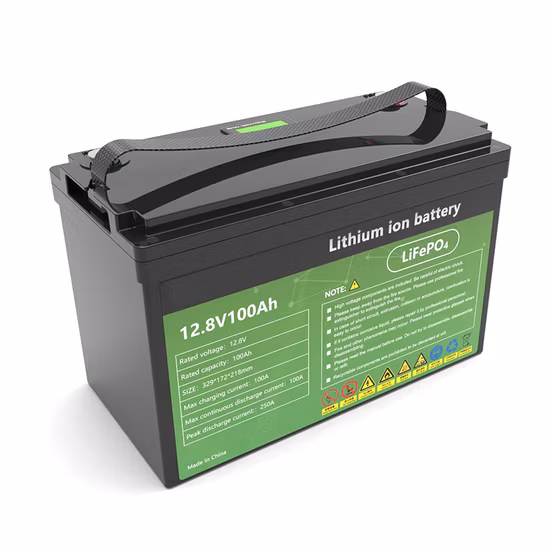 High Quality 12V 100ah Lithium Ion Rechargeable LiFePO4 Lithium Battery
