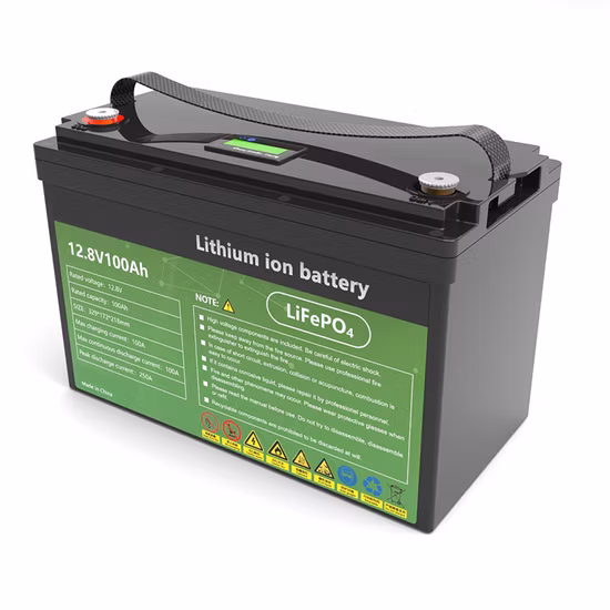 High Quality 12V 100ah Lithium Ion Rechargeable LiFePO4 Lithium Battery