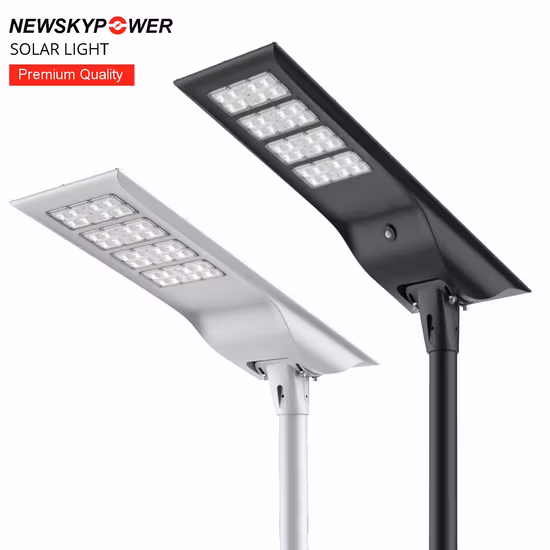 Aluminum 40W 80W Integrated All in One Solar LED Street Light