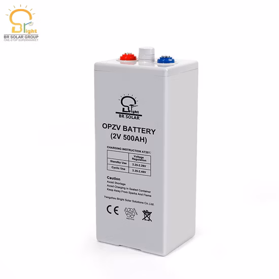 2V Gelled Br Solar; as Solar Wooden Pack Opzv Battery