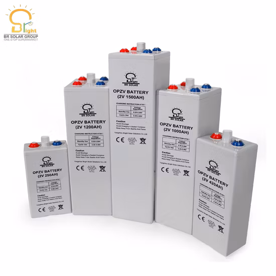 Solare gelificato 2V;  come batteria solare in legno Opzv