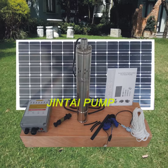 Sistema di pompaggio dell'acqua alimentato ad energia solare da pozzo sommergibile da 24 V a 540 V CC da 0,2 HP a 40 HP in Tailandia, Filippine
